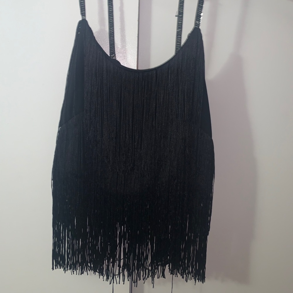 Black crop top